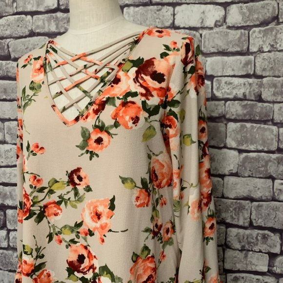 Altar'd State Long Sleeve Dress Size Large - Picture 3 of 10